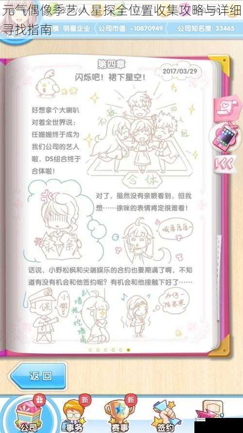元气偶像季艺人星探全位置收集攻略与详细寻找指南