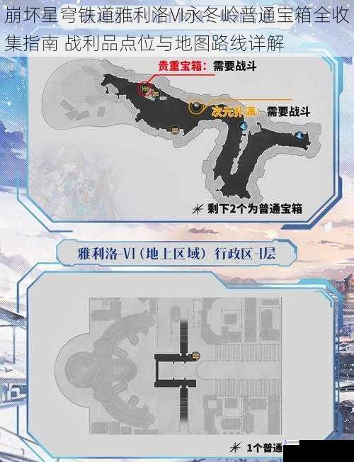 崩坏星穹铁道雅利洛VI永冬岭普通宝箱全收集指南 战利品点位与地图路线详解