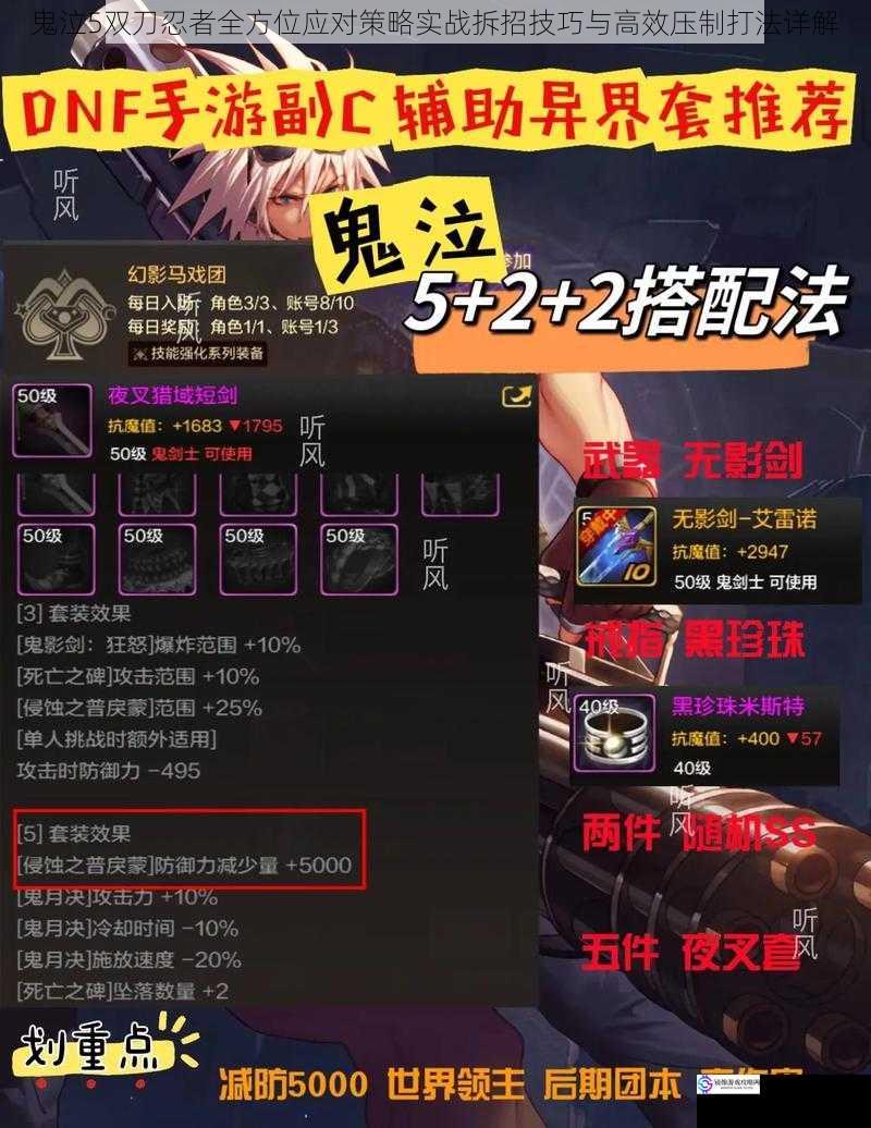 鬼泣5双刀忍者全方位应对策略实战拆招技巧与高效压制打法详解
