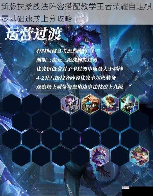 新版扶桑战法阵容搭配教学王者荣耀自走棋零基础速成上分攻略