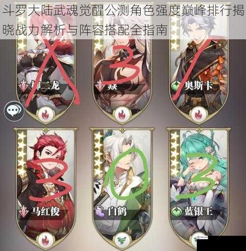 斗罗大陆武魂觉醒公测角色强度巅峰排行揭晓战力解析与阵容搭配全指南