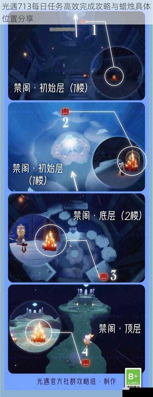 光遇713每日任务高效完成攻略与蜡烛具体位置分享
